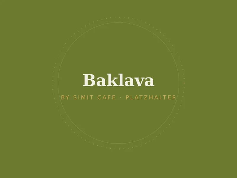 Baklava – Platzhalterbild, bitte durch Foto ersetzen