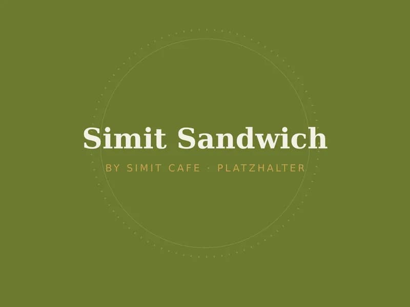 Simit Sandwich – Platzhalterbild, bitte durch Foto ersetzen